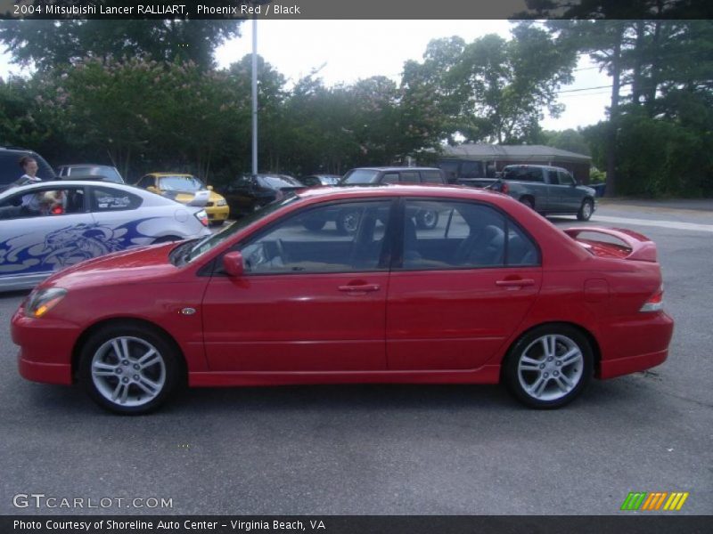 Phoenix Red / Black 2004 Mitsubishi Lancer RALLIART