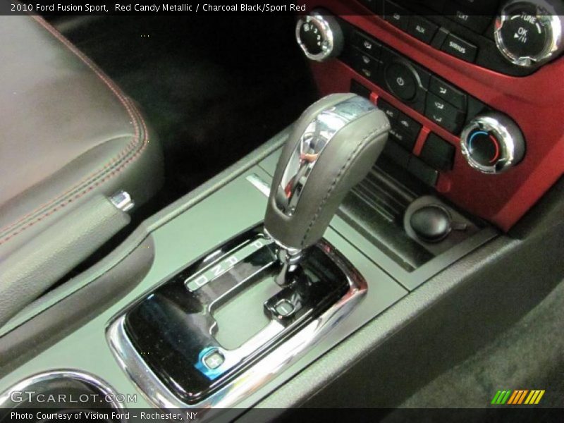 Red Candy Metallic / Charcoal Black/Sport Red 2010 Ford Fusion Sport