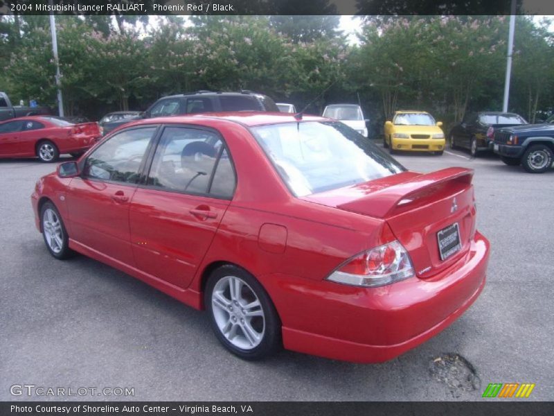 Phoenix Red / Black 2004 Mitsubishi Lancer RALLIART