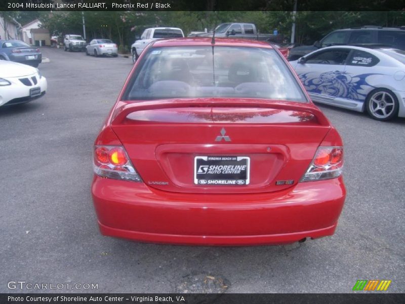 Phoenix Red / Black 2004 Mitsubishi Lancer RALLIART
