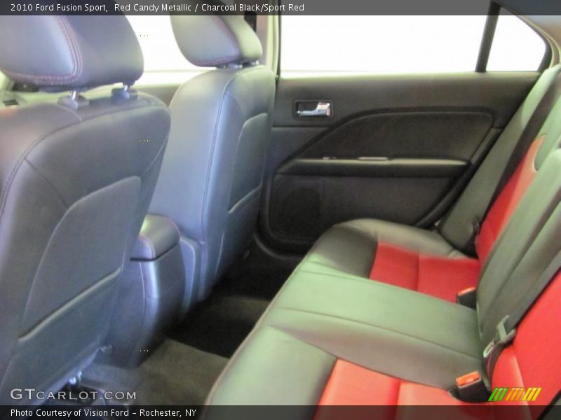 Red Candy Metallic / Charcoal Black/Sport Red 2010 Ford Fusion Sport