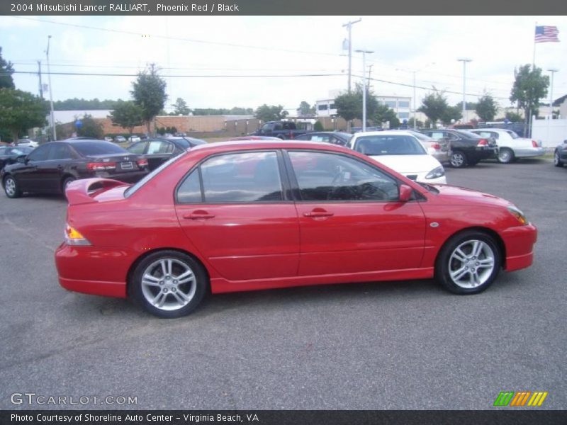 Phoenix Red / Black 2004 Mitsubishi Lancer RALLIART