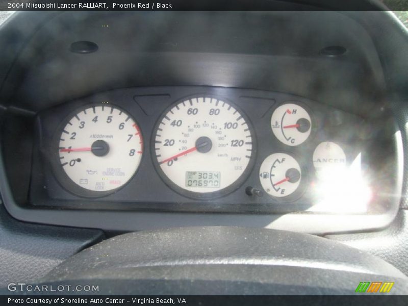 Phoenix Red / Black 2004 Mitsubishi Lancer RALLIART