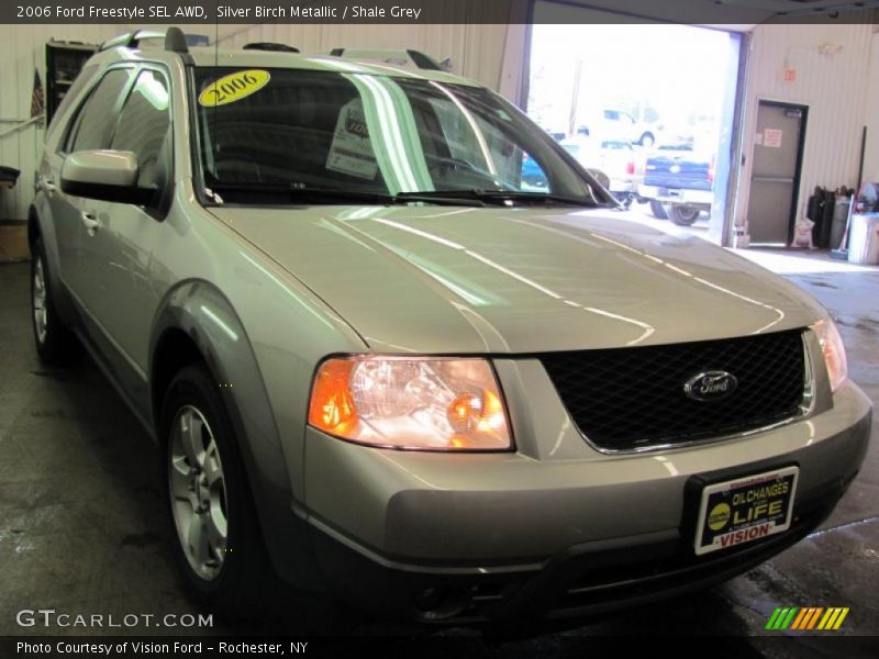 Silver Birch Metallic / Shale Grey 2006 Ford Freestyle SEL AWD