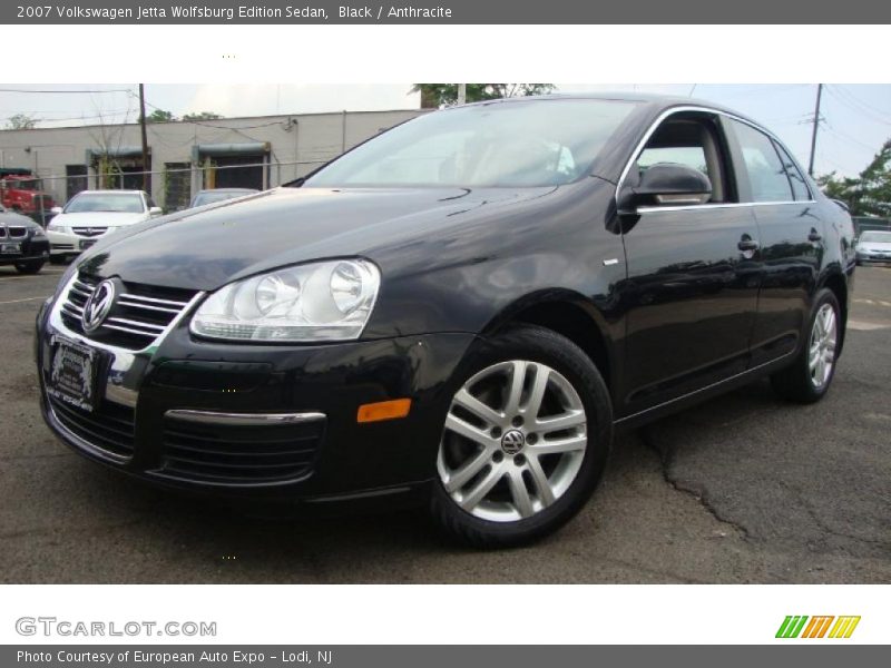Black / Anthracite 2007 Volkswagen Jetta Wolfsburg Edition Sedan