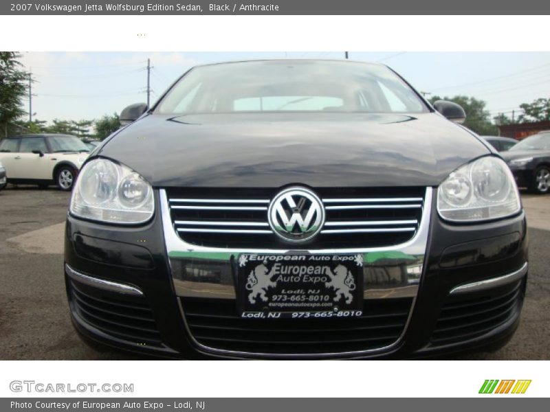 Black / Anthracite 2007 Volkswagen Jetta Wolfsburg Edition Sedan