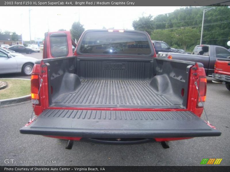 Bright Red / Medium Graphite Grey 2003 Ford F150 XL Sport SuperCab 4x4