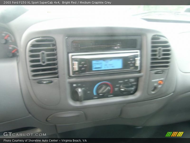 Bright Red / Medium Graphite Grey 2003 Ford F150 XL Sport SuperCab 4x4