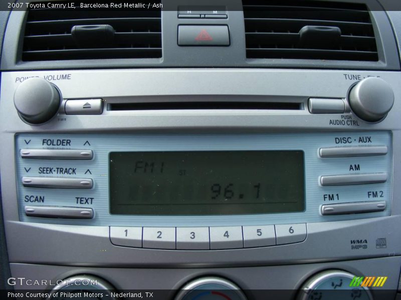 Barcelona Red Metallic / Ash 2007 Toyota Camry LE