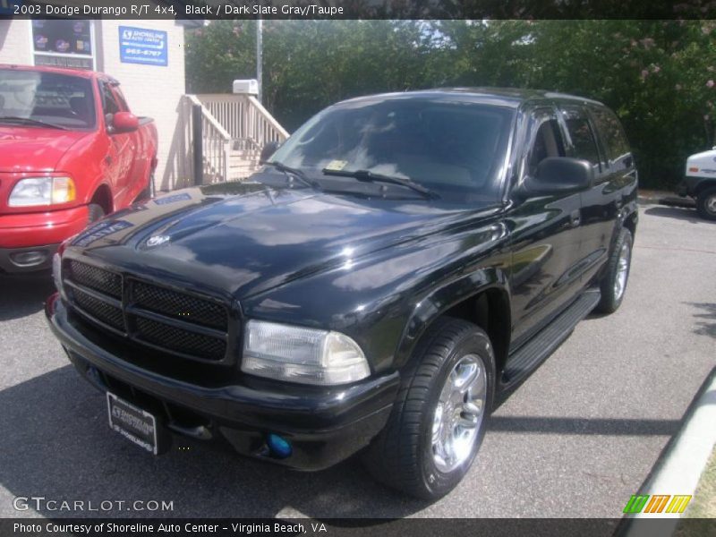 Black / Dark Slate Gray/Taupe 2003 Dodge Durango R/T 4x4
