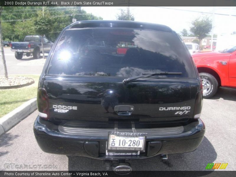 Black / Dark Slate Gray/Taupe 2003 Dodge Durango R/T 4x4