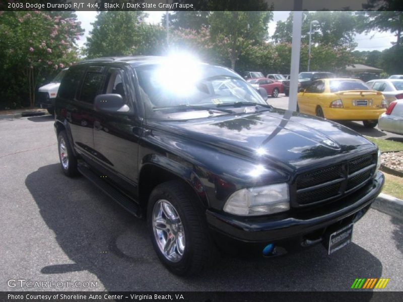 Black / Dark Slate Gray/Taupe 2003 Dodge Durango R/T 4x4
