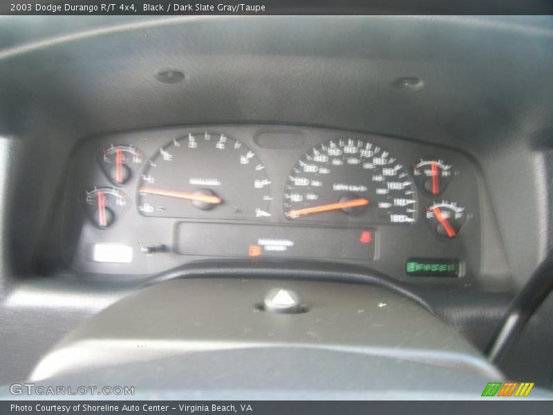 Black / Dark Slate Gray/Taupe 2003 Dodge Durango R/T 4x4