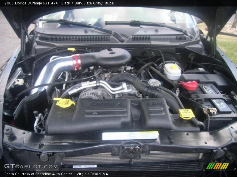 Black / Dark Slate Gray/Taupe 2003 Dodge Durango R/T 4x4
