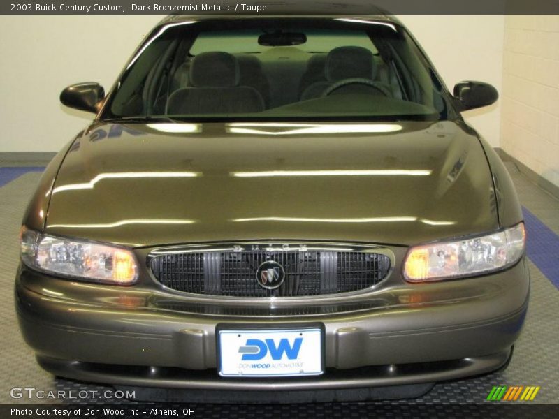 Dark Bronzemist Metallic / Taupe 2003 Buick Century Custom