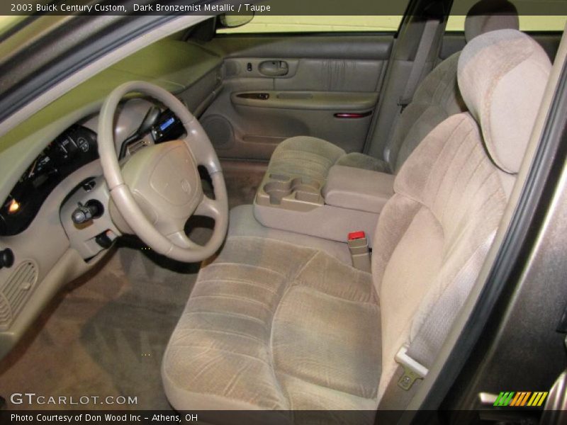 Dark Bronzemist Metallic / Taupe 2003 Buick Century Custom