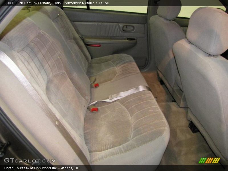 Dark Bronzemist Metallic / Taupe 2003 Buick Century Custom