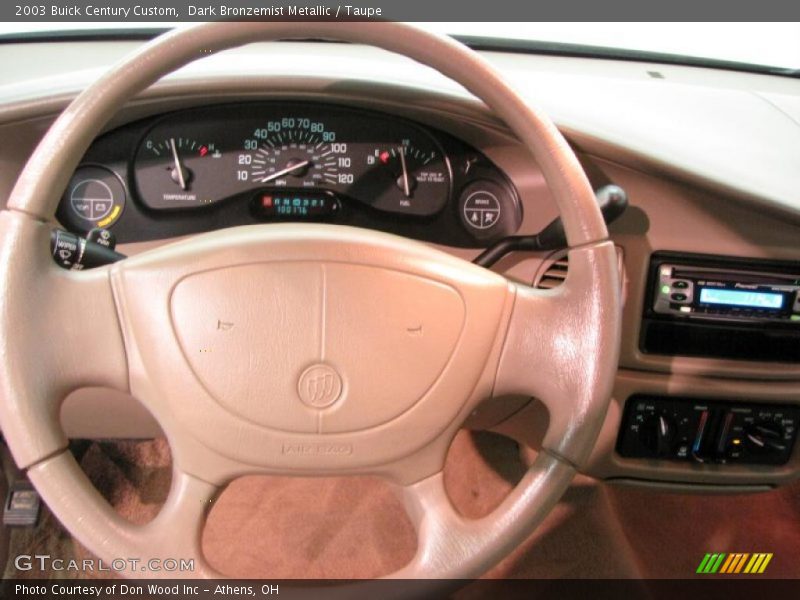 Dark Bronzemist Metallic / Taupe 2003 Buick Century Custom