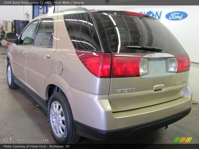 Frost White / Neutral 2006 Buick Rendezvous CX AWD