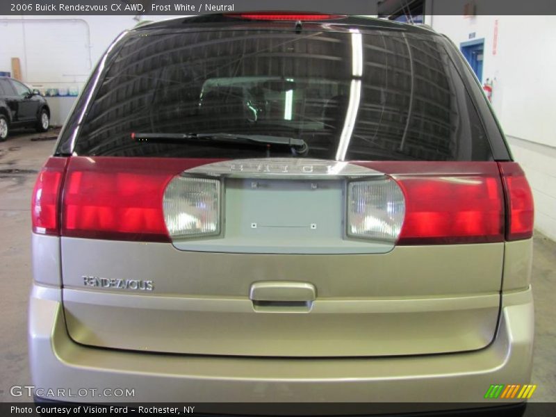 Frost White / Neutral 2006 Buick Rendezvous CX AWD