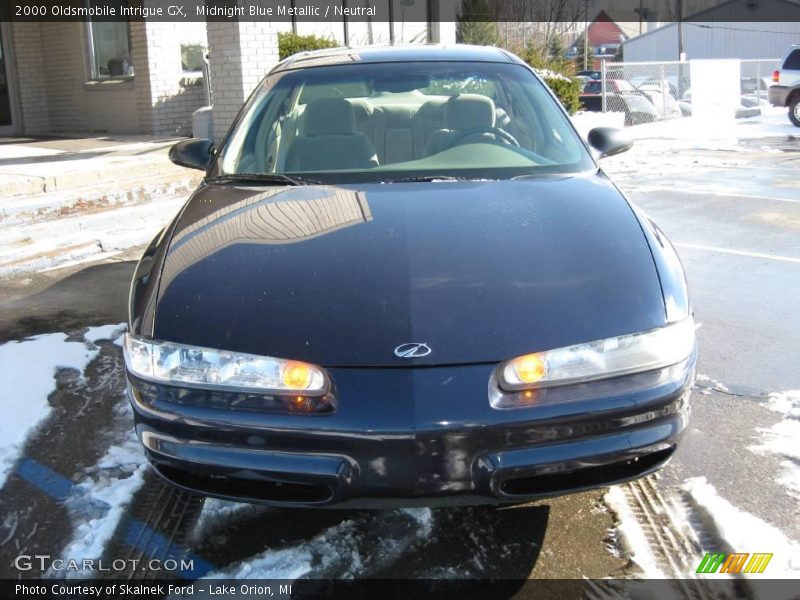Midnight Blue Metallic / Neutral 2000 Oldsmobile Intrigue GX