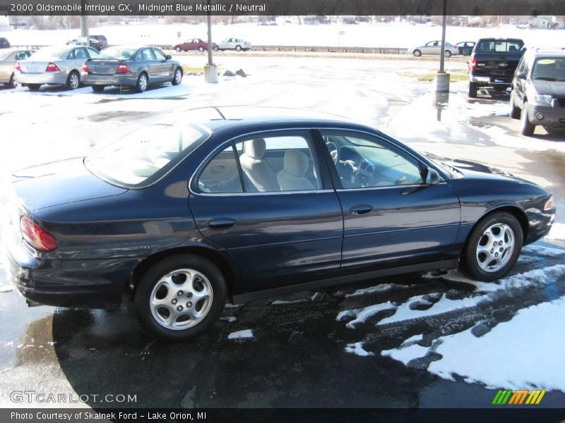 Midnight Blue Metallic / Neutral 2000 Oldsmobile Intrigue GX