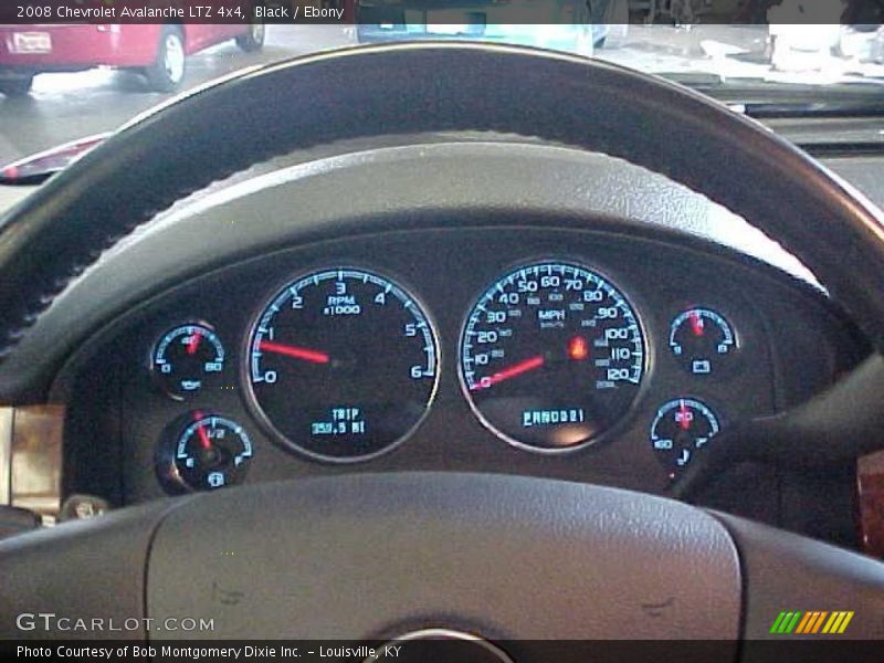 Black / Ebony 2008 Chevrolet Avalanche LTZ 4x4