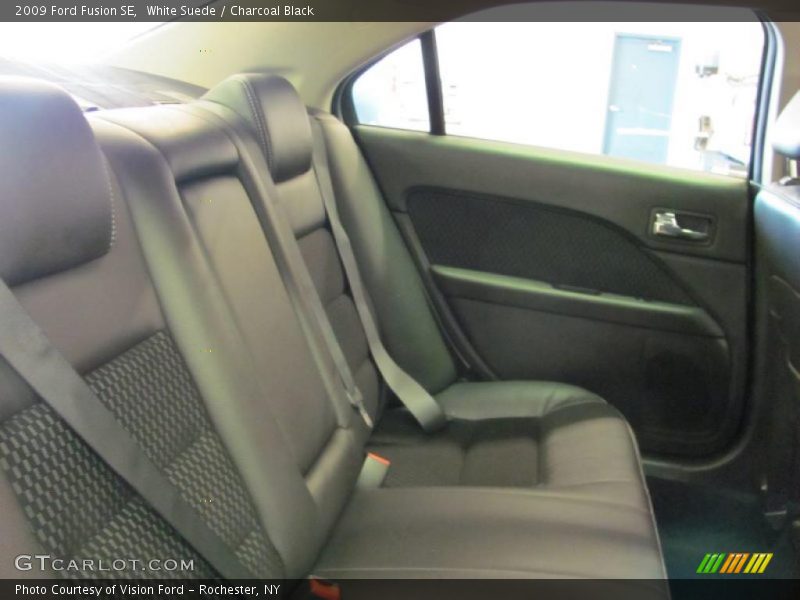 White Suede / Charcoal Black 2009 Ford Fusion SE
