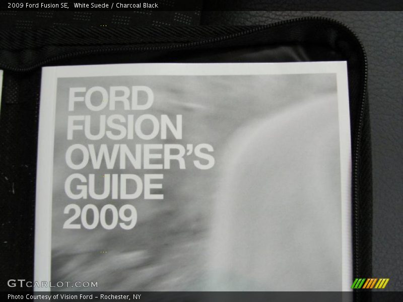 White Suede / Charcoal Black 2009 Ford Fusion SE