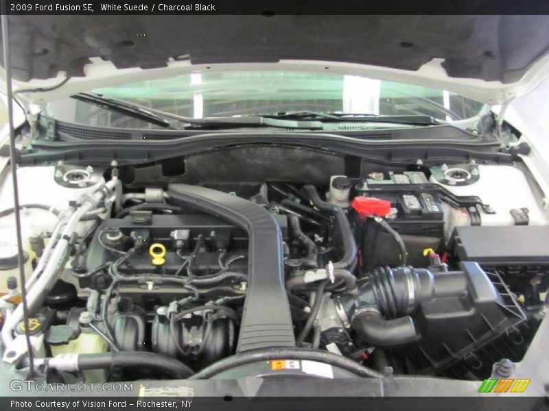 White Suede / Charcoal Black 2009 Ford Fusion SE