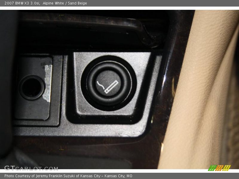 Alpine White / Sand Beige 2007 BMW X3 3.0si