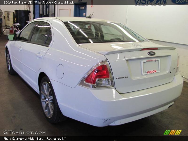 White Suede / Charcoal Black 2009 Ford Fusion SE