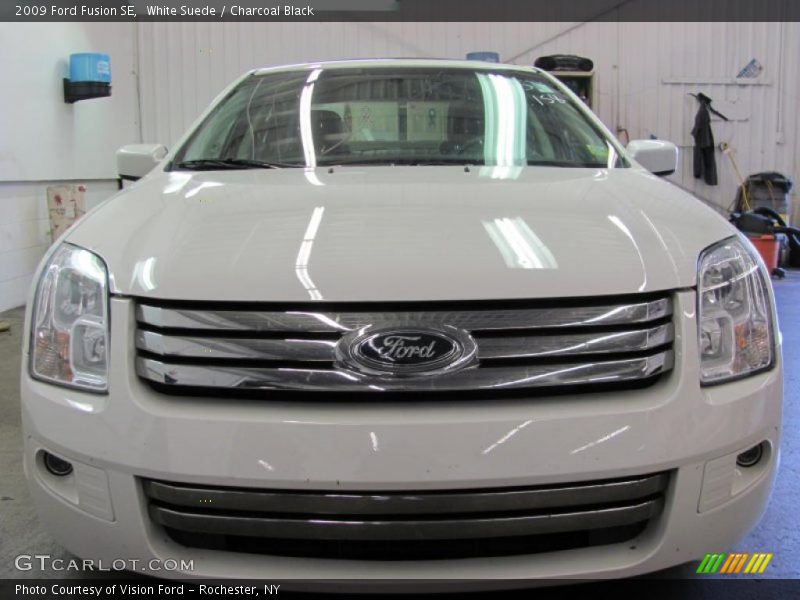 White Suede / Charcoal Black 2009 Ford Fusion SE