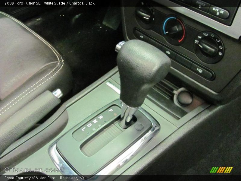 White Suede / Charcoal Black 2009 Ford Fusion SE