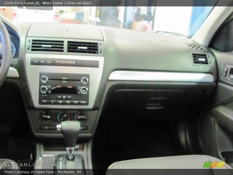 White Suede / Charcoal Black 2009 Ford Fusion SE