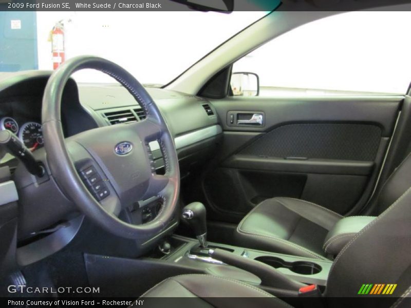 White Suede / Charcoal Black 2009 Ford Fusion SE