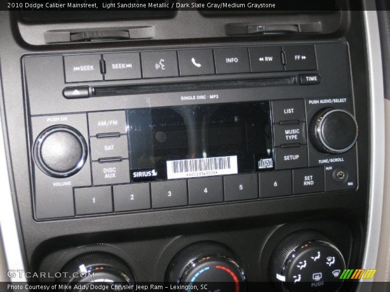 Light Sandstone Metallic / Dark Slate Gray/Medium Graystone 2010 Dodge Caliber Mainstreet