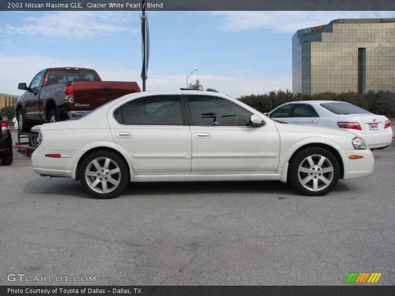 Glacier White Pearl / Blond 2003 Nissan Maxima GLE