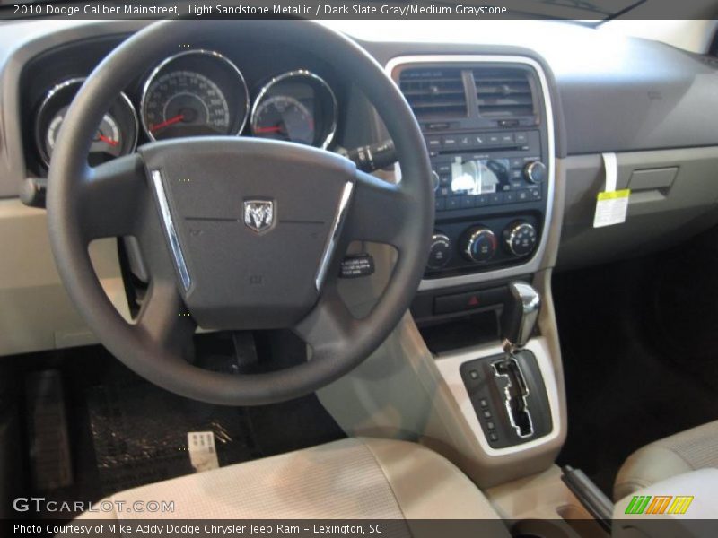 Light Sandstone Metallic / Dark Slate Gray/Medium Graystone 2010 Dodge Caliber Mainstreet
