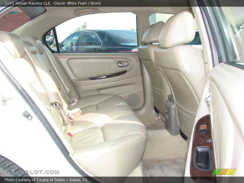 Glacier White Pearl / Blond 2003 Nissan Maxima GLE