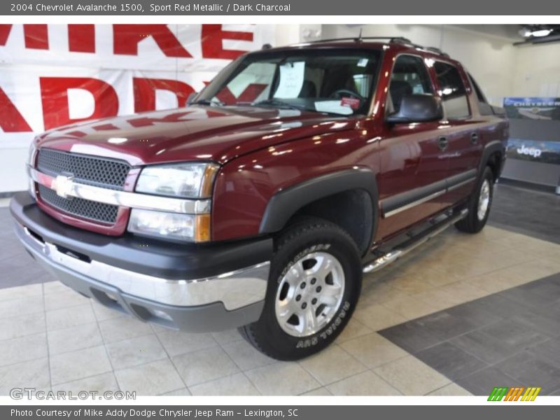Sport Red Metallic / Dark Charcoal 2004 Chevrolet Avalanche 1500