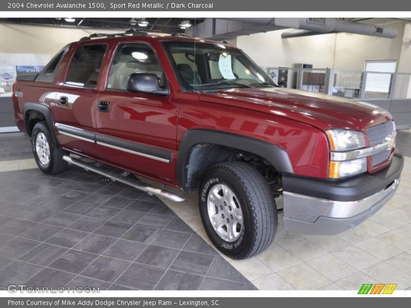 Sport Red Metallic / Dark Charcoal 2004 Chevrolet Avalanche 1500
