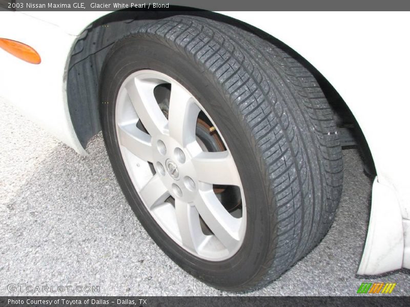 Glacier White Pearl / Blond 2003 Nissan Maxima GLE