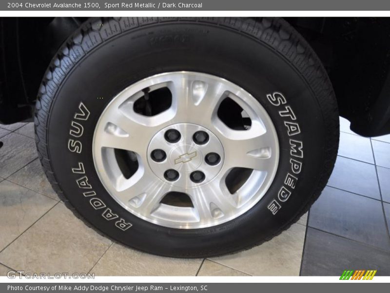 Sport Red Metallic / Dark Charcoal 2004 Chevrolet Avalanche 1500