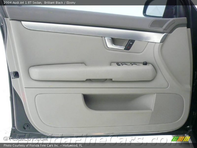 Brilliant Black / Ebony 2004 Audi A4 1.8T Sedan