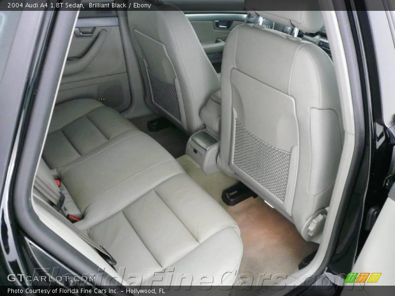 Brilliant Black / Ebony 2004 Audi A4 1.8T Sedan