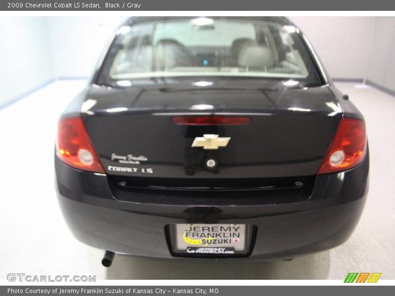 Black / Gray 2009 Chevrolet Cobalt LS Sedan