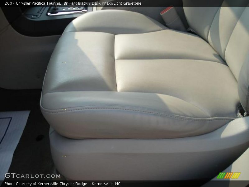 Brilliant Black / Dark Khaki/Light Graystone 2007 Chrysler Pacifica Touring