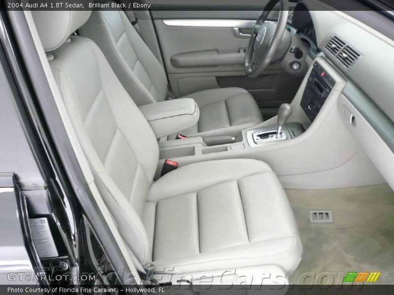 Brilliant Black / Ebony 2004 Audi A4 1.8T Sedan