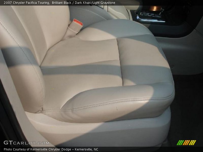 Brilliant Black / Dark Khaki/Light Graystone 2007 Chrysler Pacifica Touring